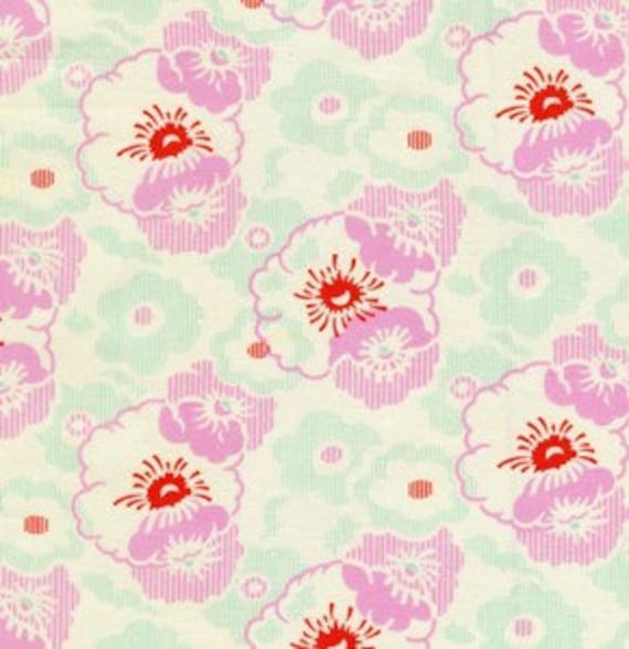Heather Bailey, Nicey Jane, Wash Day Ticking in Pink (HB13) - 1 Yard